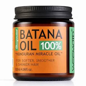 100% Raw Batana Oil for Hair from Honduras, 4.06 Fl Oz, Bright Coffee | Moisturizing Hair Mask, Adds Shine &amp; Softness, Unrefined Conditioning Scalp Oil