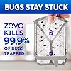 Zevo Flying Insect Trap Refill Cartridges for Fruit Flies & Gnats, 4 Count | Fits Zevo MAX & Zevo Flying Insect Trap, Catches House Flies, Gnats & Fruit Flies 24/7, No Added Fragrance or Dyes