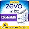 Zevo Flying Insect Trap Refill Cartridges for Fruit Flies & Gnats, 4 Count | Fits Zevo MAX & Zevo Flying Insect Trap, Catches House Flies, Gnats & Fruit Flies 24/7, No Added Fragrance or Dyes
